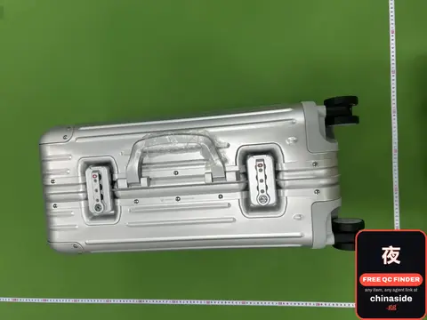 R-Brand Aluminum Alloy Classic Square Trunk Luggage