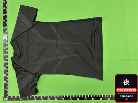 Black Mesh Short Sleeve Tee