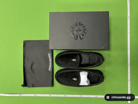Black Corduroy Slip-On Loafers