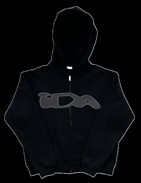 IDA Zip Up Hoodie Black