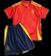 2024 UEFA Spain home Kids kit