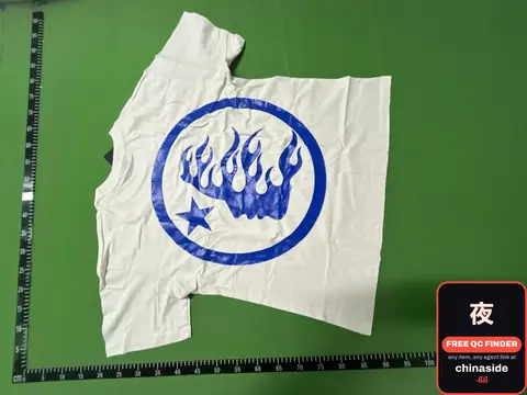 T-Shirt With Flame Logo