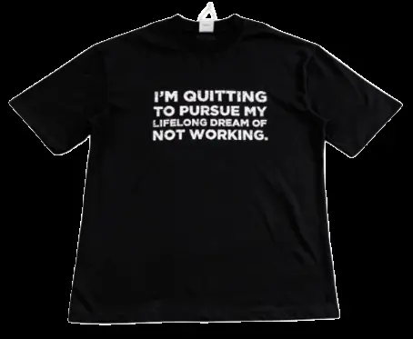 Vetements I'm quitting tee