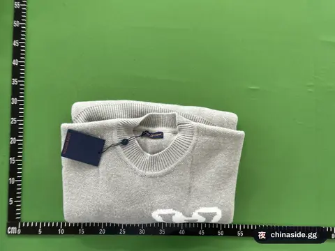 Jacquard Large Logo Pullover Sweater
