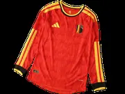 2026 FIFA World Cup Belgium home Long sleeved Player version