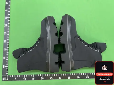 Black Lace-Up Boots
