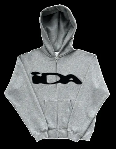 IDA Zip Up Hoodie Grey