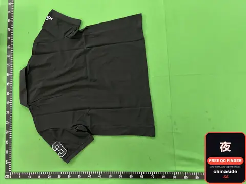London Embroidery Black Polo Shirt