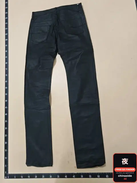 Dh Ghost Claw Black Wax Coated Jeans