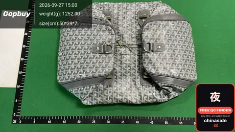 Goyard Pattern Backpack