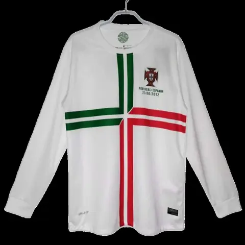 1213 season Portugal away Long sleeved Retro Fan version