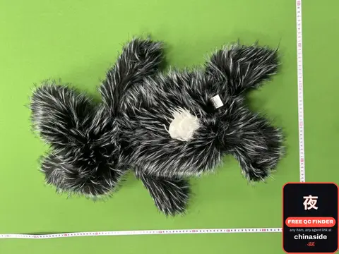 Furry Black Stuffed Animal