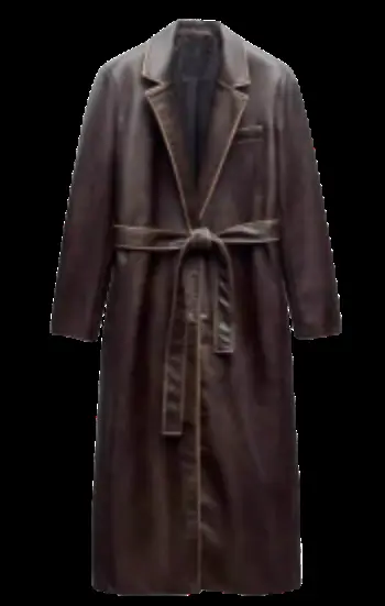 Zara Leather Coat