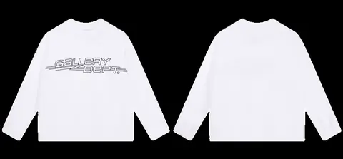Gallery Dept Long Tee - White Long Sleeve