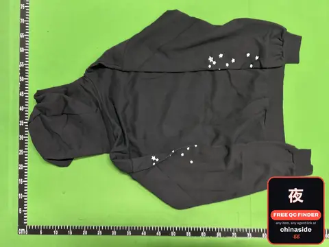 Yt 555 White Cobweb Alphabet Hoodie
