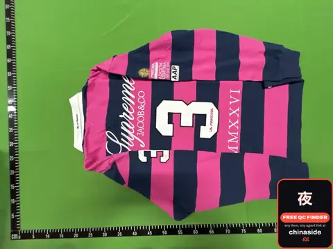 Three-Stripe Polo Long Sleeve Shirt