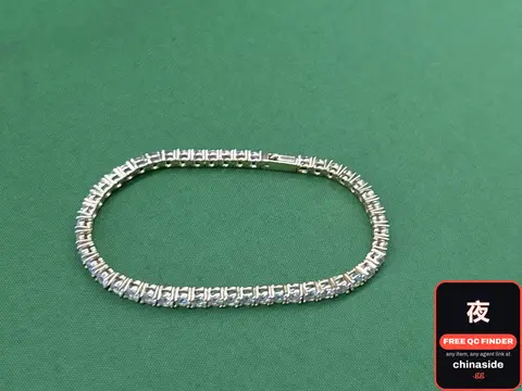 Hip-Hop Tennis Chain Bracelet
