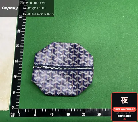 Goyard Zippered Pouch
