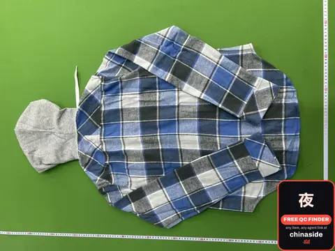 Number (N)ine Style Check Shirt Hooded Coat