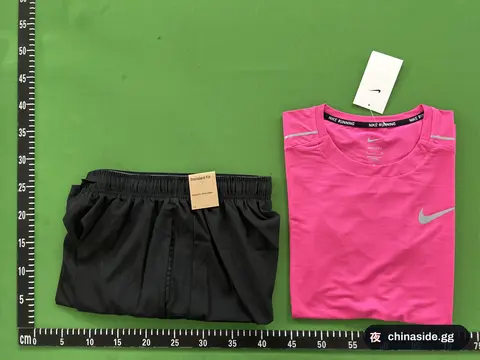 Quick-Drying Sports Crew Neck T-Shirt Set