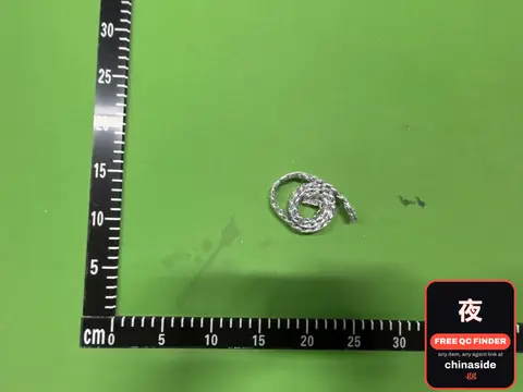 Silver Wave Chain Necklace