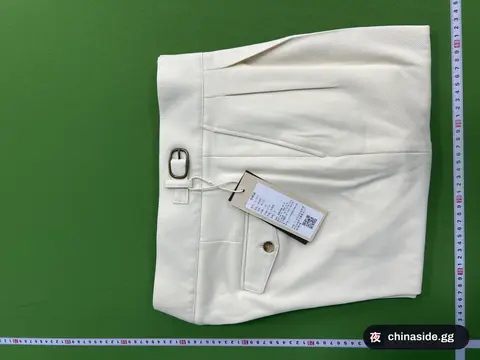 Italian High Waist Straight Trousers