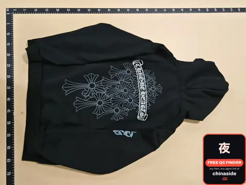 Hooded Zip-Up Jacket with Cross Design