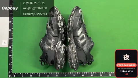 Black and Silver Sneakers