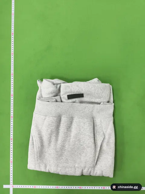 H Letter Flocked Hoodie