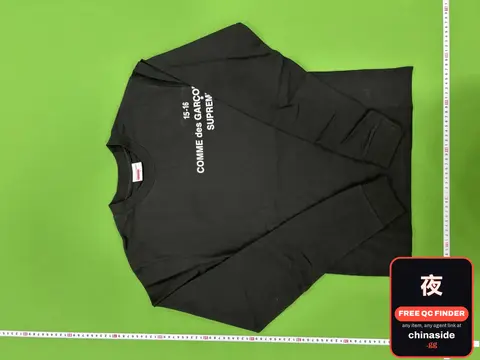 Comme des Garçons Supreme Long Sleeve T-Shirt