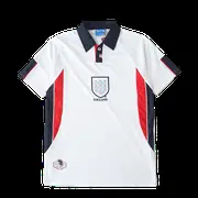 1998 season England home retro Fan version - White Sleeve Panels