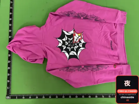 Pink Spider Hoodie