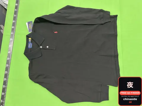 Double-Button Long-Sleeve Polo Shirt
