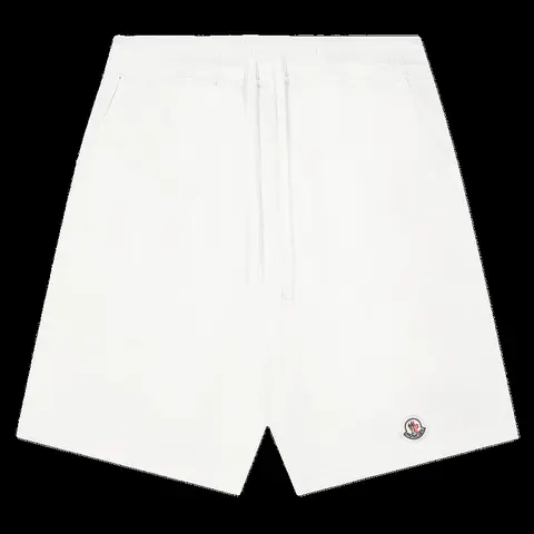 Moncler Shorts - White Sweat, Cropped