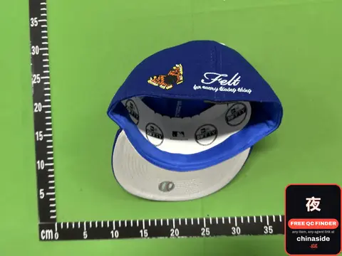 Blue Felt Cap