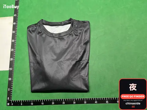 Black Satin T-Shirt