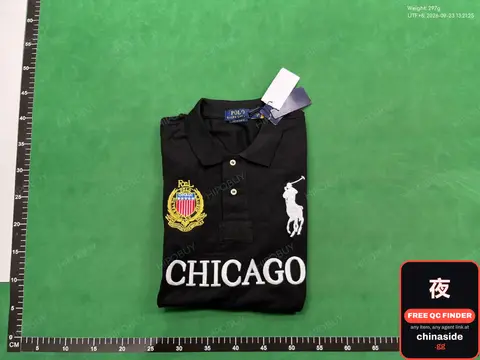Summer Lapel Collar Embroidered T-Shirt