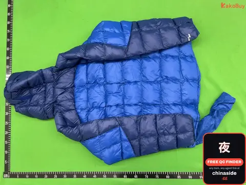 Blue and Navy Puffer Jacket