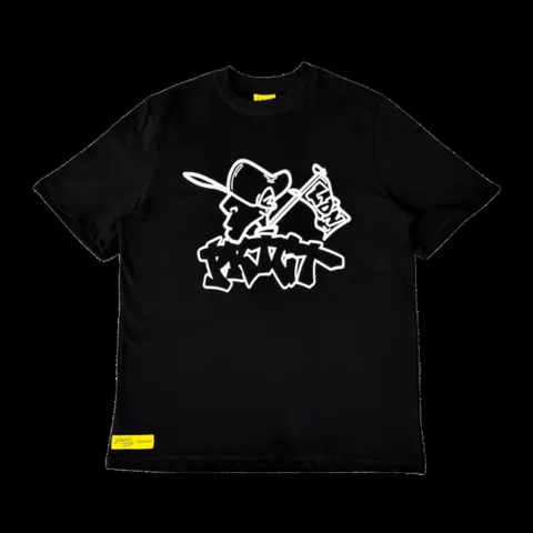 Protect Tee - Black Mascot Print
