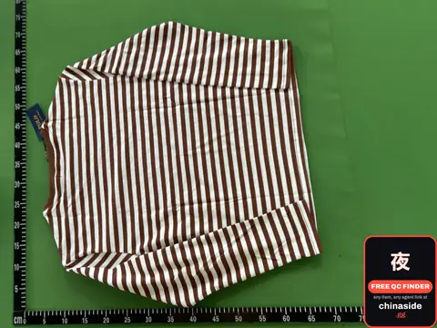 Brown Striped Top