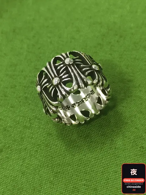 Vintage Silver Cross Ring