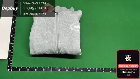 Grey Zip Hoodie