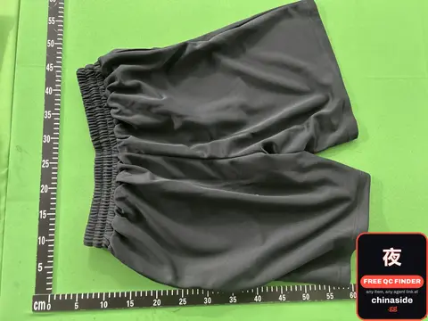 Black Elastic Waist Shorts