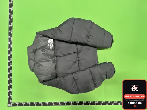 Black Kendall Cotton Puffer Jacket
