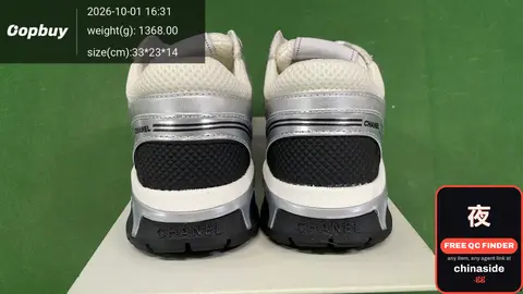 White And Silver Sneakers