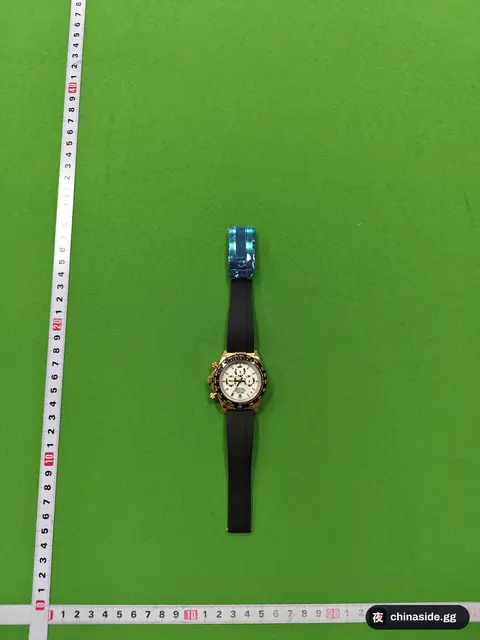 Golden Sapphire Glass Mechanical Watch