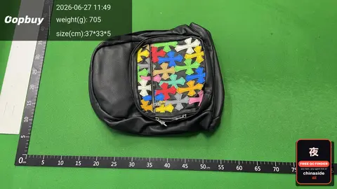 Vintage Cross Leather Backpack