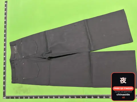 Plus-Size All-Black Long Denim Jeans