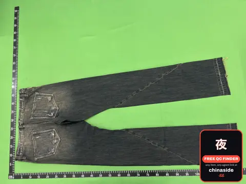 RO-Style Mud-Dyed Black Spiral Jeans