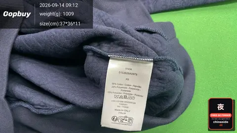 Letter Jacquard Dark Blue Hoodie